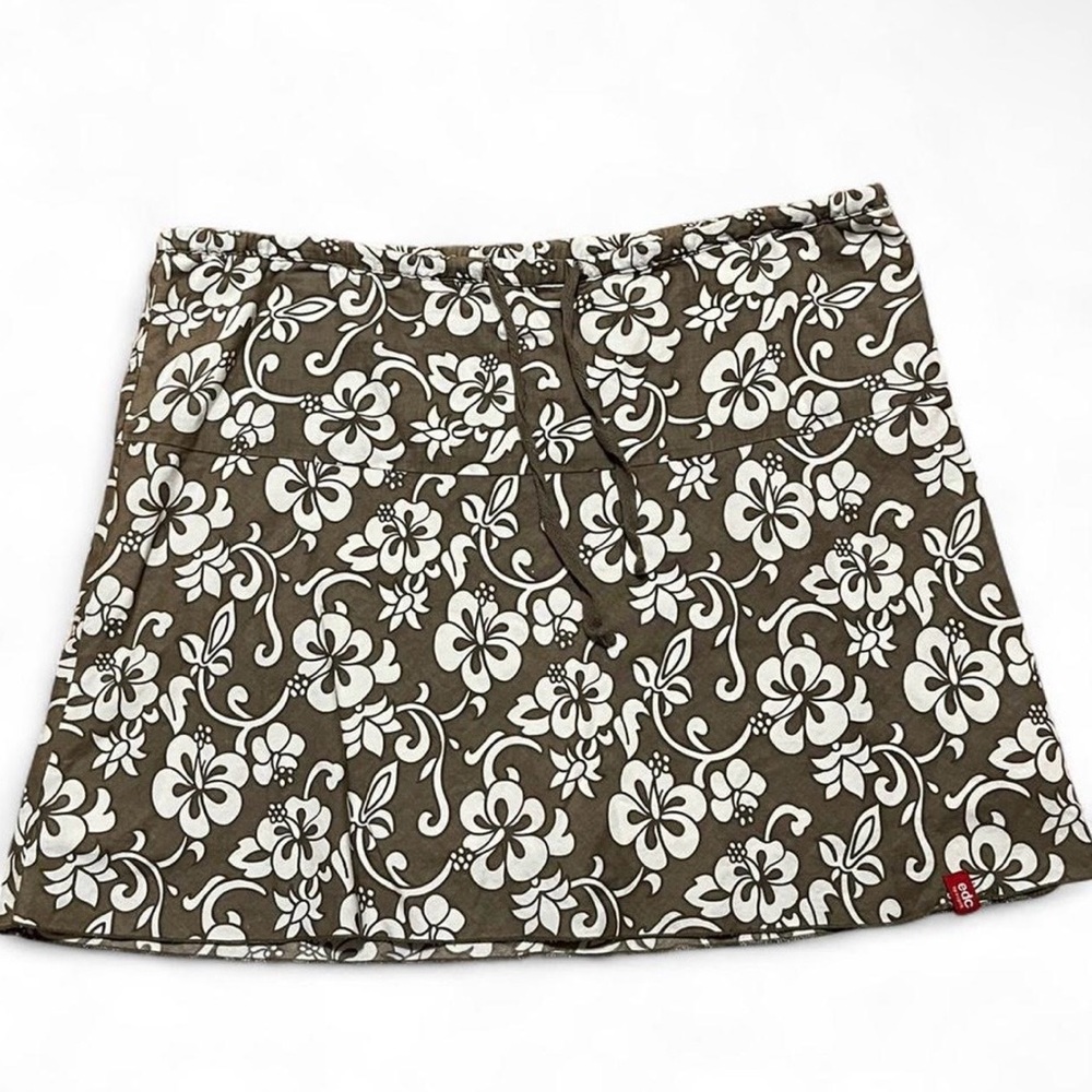 EDC by Espirit Brown Floral Print Women's Skirt